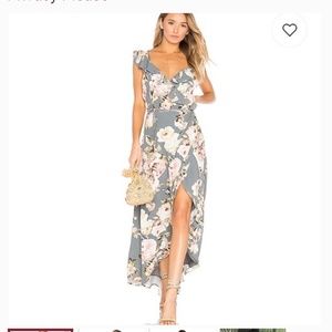 Privacy Please Floral high-low dress